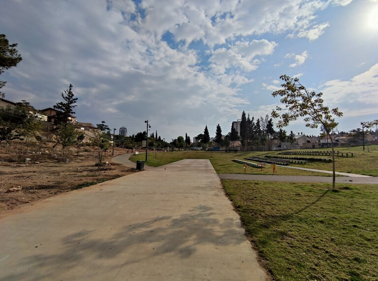 Une photo dans le Parc HaSofrim de Be'er-Sheva