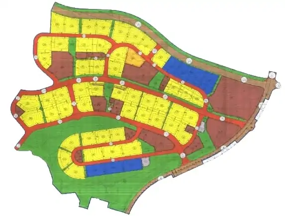 Plan directeur du futur quartier de Pisgat Ramot à Be'er-Sheva